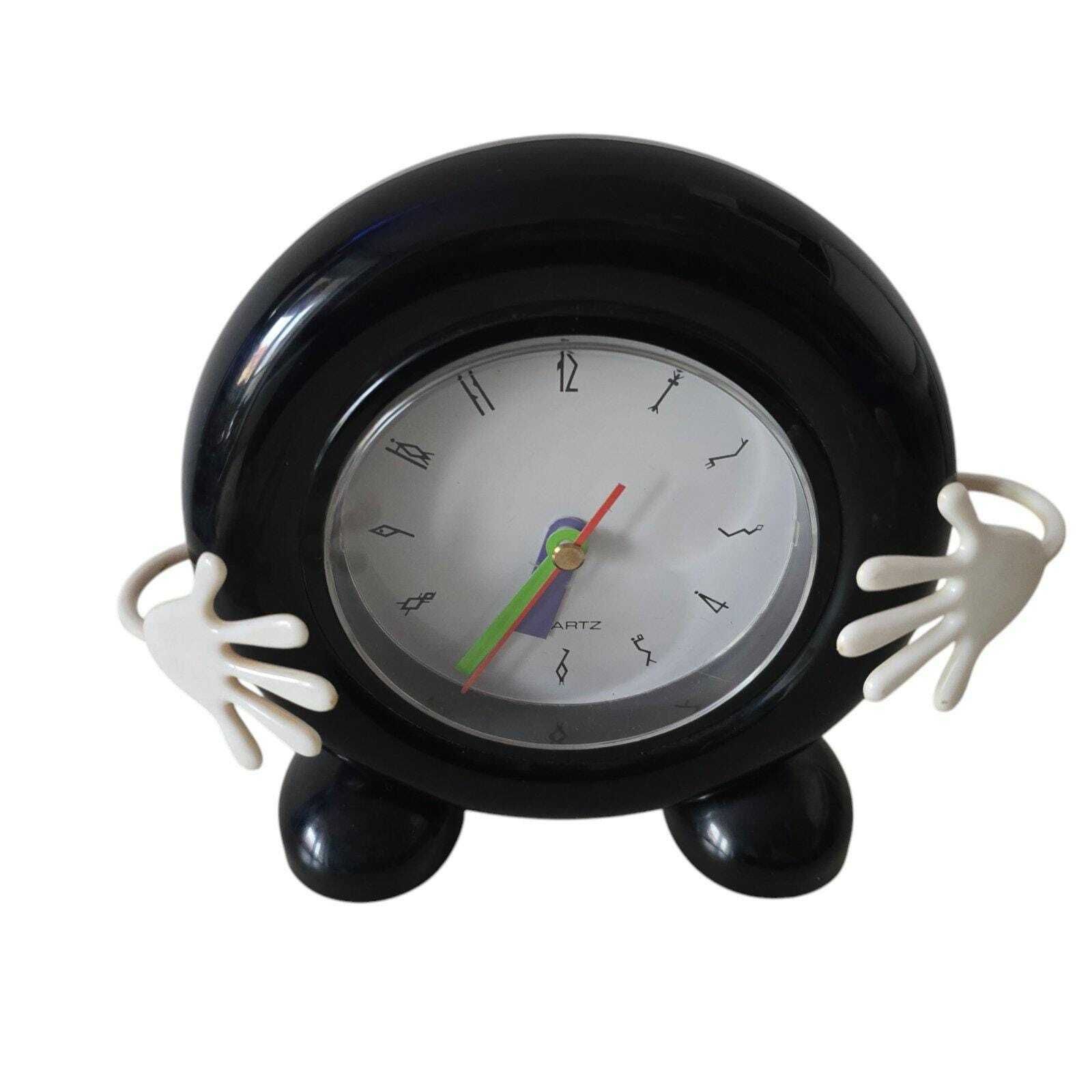 Vintage Pop Art Memphis Milano Style Pendulum Clock 80s photo buy