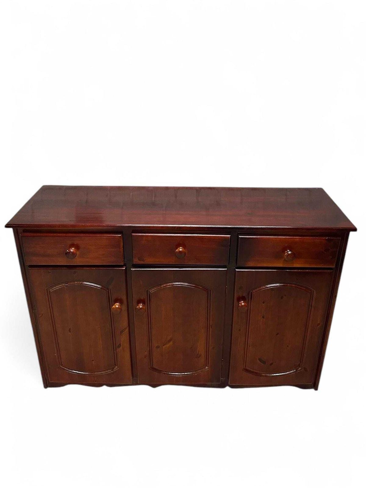 Vintage Carved Sideboard C1980 / Solid Pine photo buy
