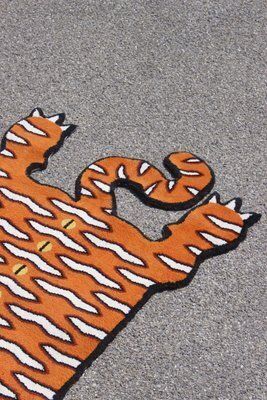 Vintage Tiger Rug By Walter Van Beirendonck For Ikea, 2016 photo Textiles