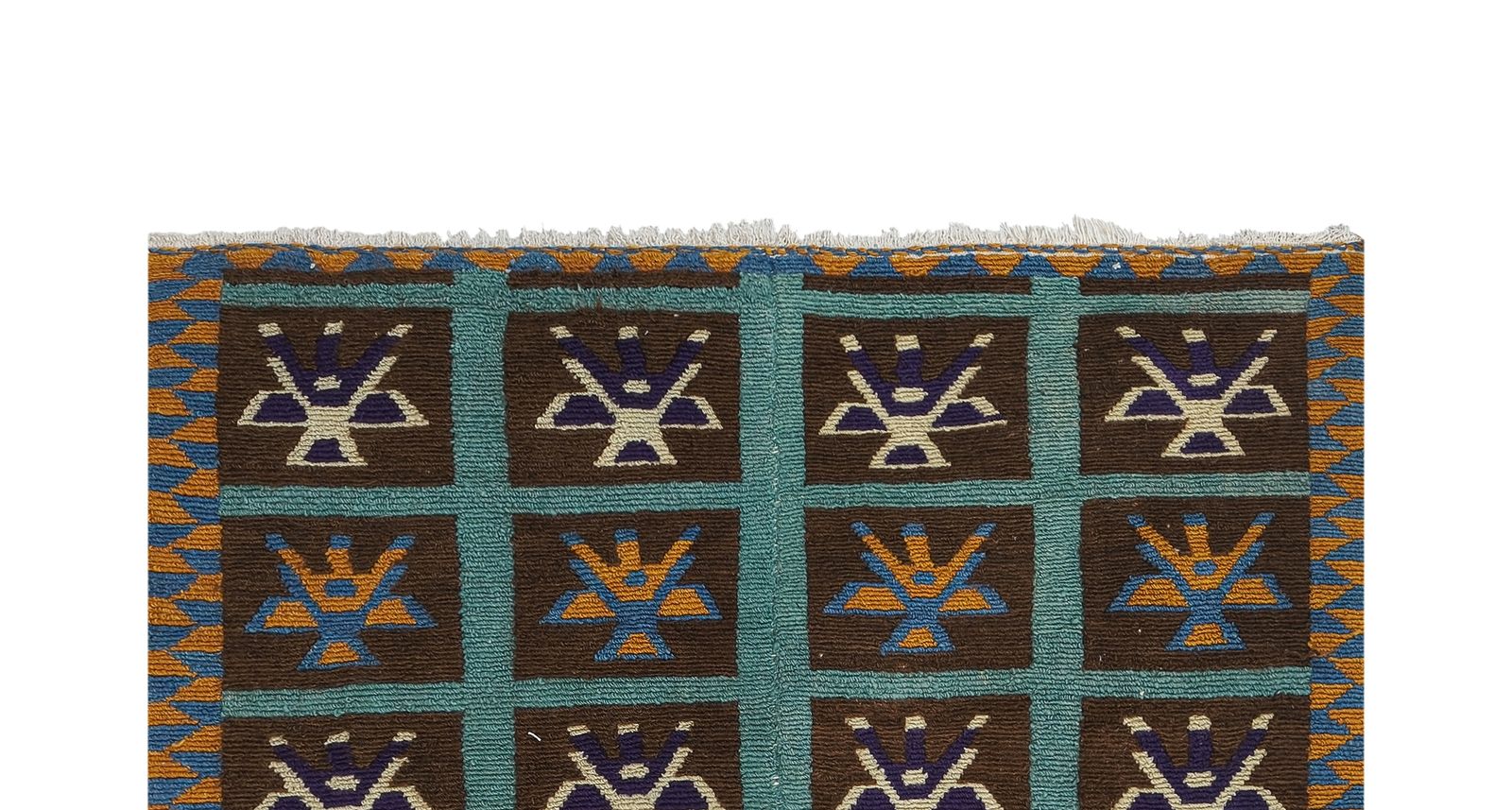 Vintage Turkish Karapinar Tulu Rug 4'1'' X 4'6'' photo vinterior