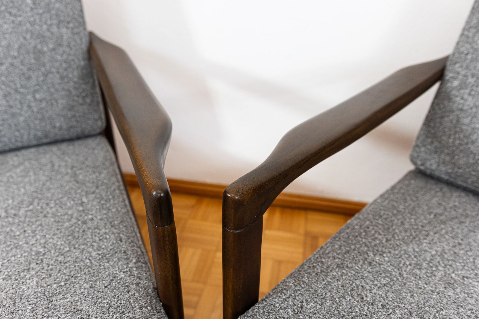 Pair Of Mid Century Armchairs B7522 By Zenon Bączyk, Poland, 1960's photo 1300.0