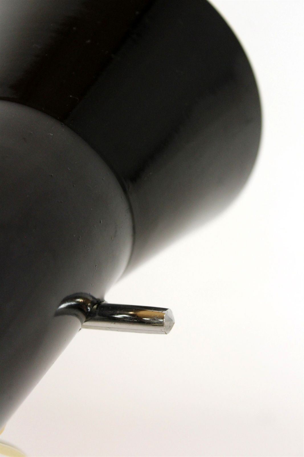 Black Table Lamp By Josef Hurka For Drupol, 1960s photo vintage