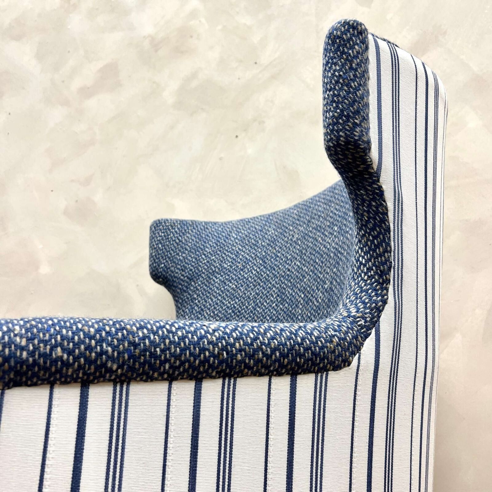 Furniture 19th Century Upholstered English Armchair photo