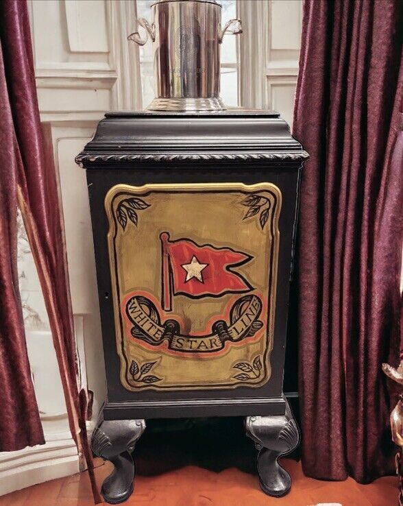 Titanic White Star Line Cellarette / Drinks Cabinet photo 709.0