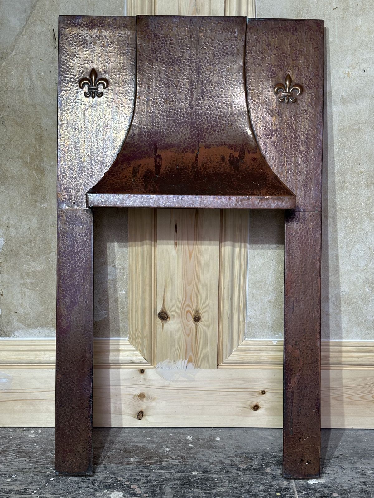 Arts And Crafts Copper Fire Inserts With Hood photo furniture