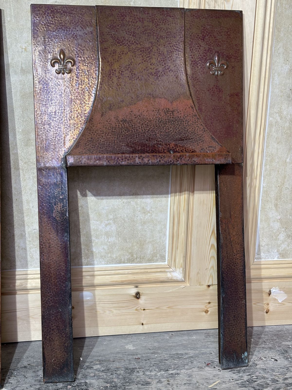 Home Fixtures Arts And Crafts Copper Fire Inserts With Hood photo