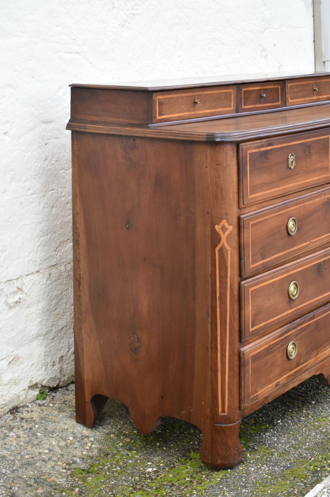 Antique French Commode In Walnut Early 19th Century photo buy