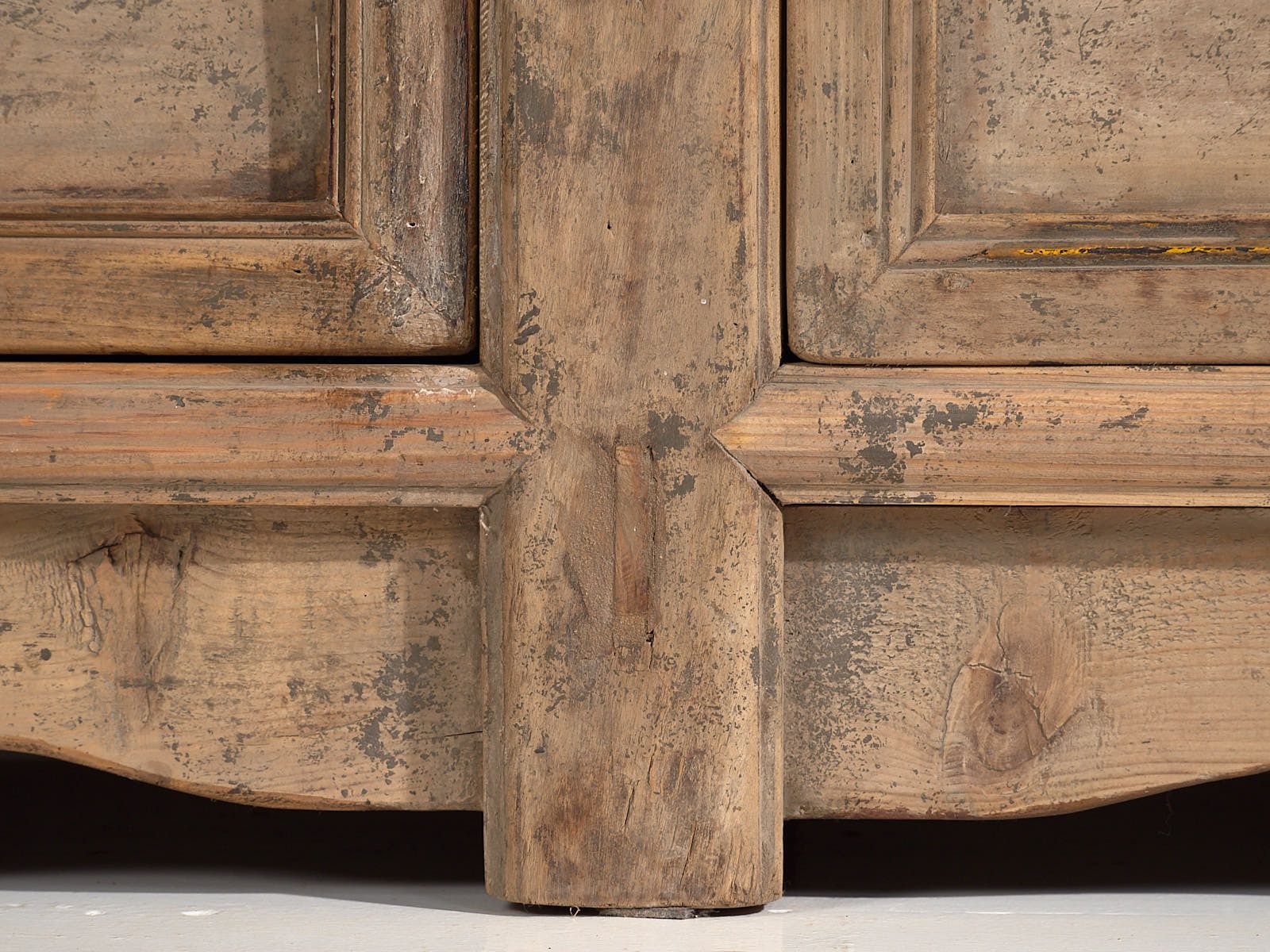 photo for sale Antique Living Room Sideboard With Gray Patina (C.1900)