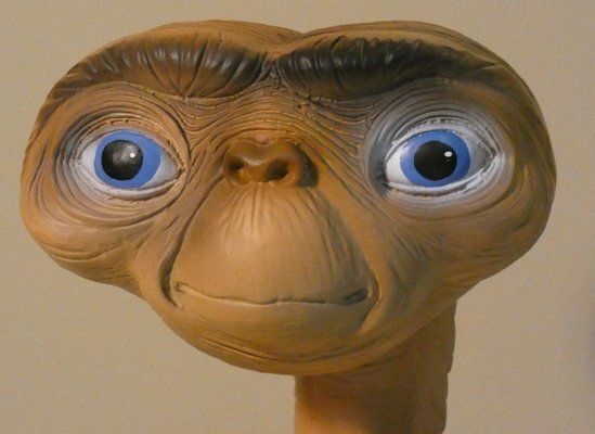 E.T. Big Three Dimensional Statue In Resin And Enamel, 1990s photo 1160.0