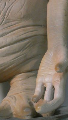 photo for sale E.T. Big Three Dimensional Statue In Resin And Enamel, 1990s