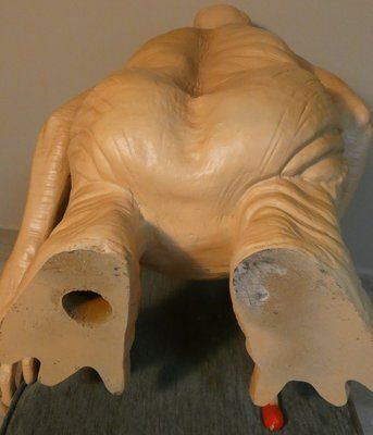 photo vintage E.T. Big Three Dimensional Statue In Resin And Enamel, 1990s