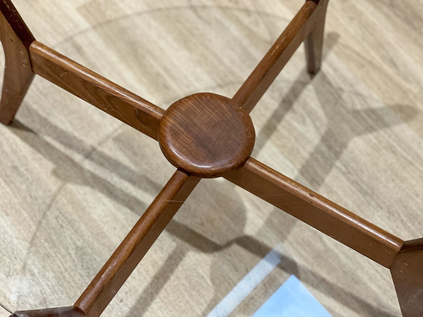 Lebus Coffee Table In Teak And Glass photo vinterior