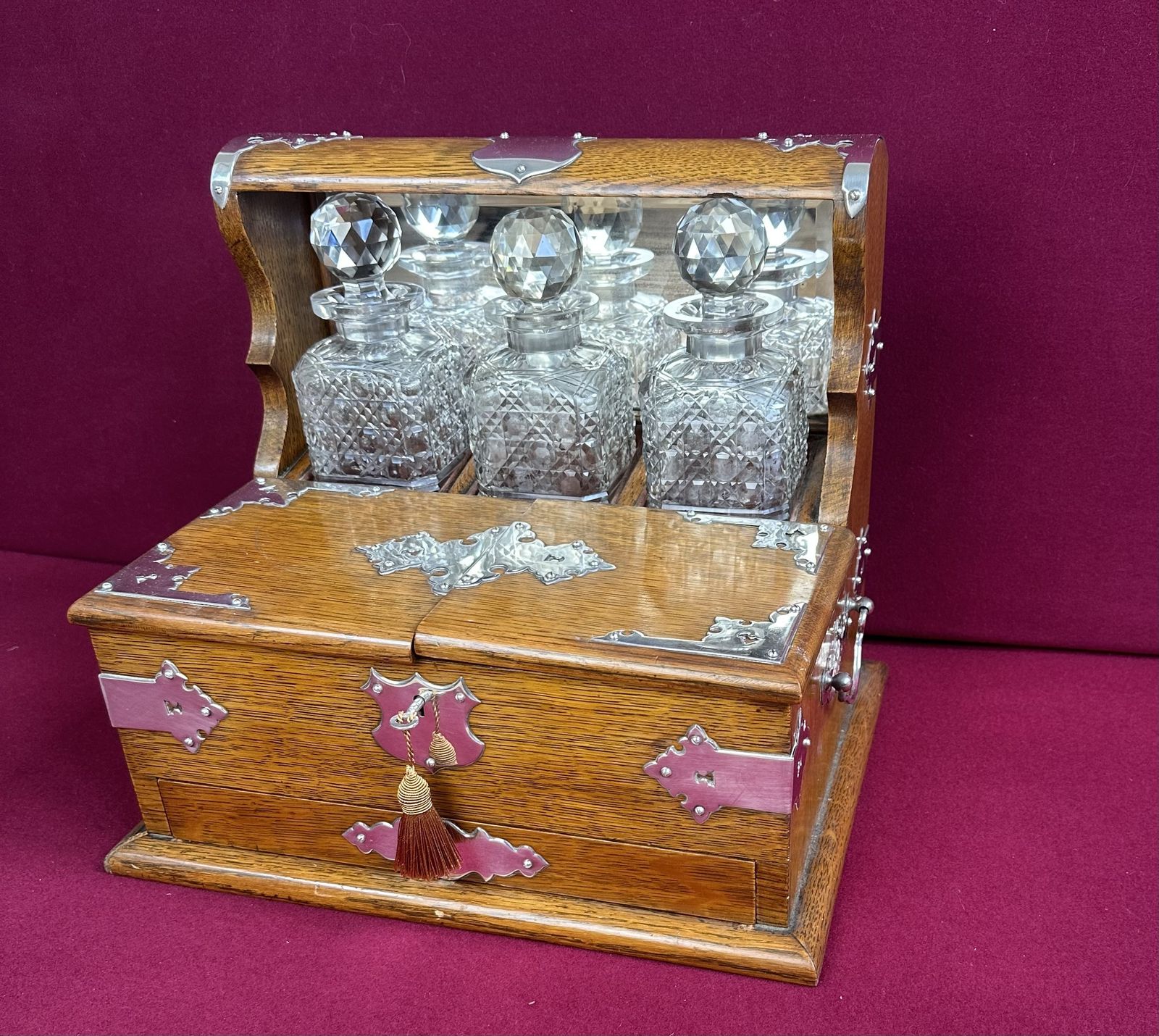 Edwardian Tantalus/Games Compendium, Circa 1903 photo vintage