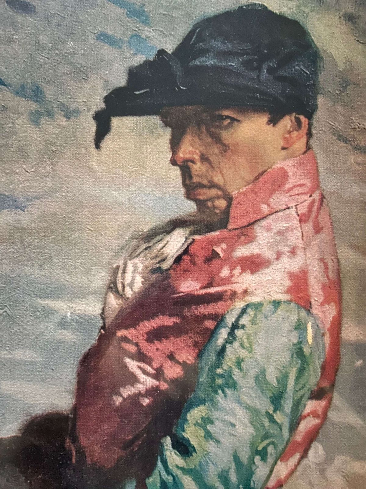 After William Orpen 'The Jockey' Largish Print photo Art