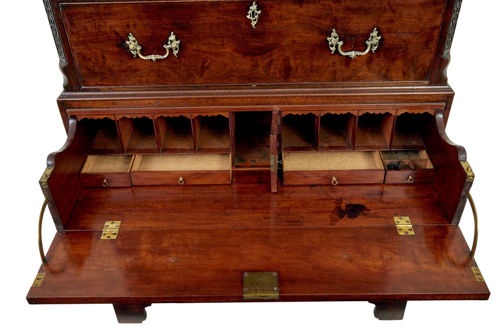 Early 19th Century Georgian Mahogany Secretaire Chest On Chest photo furniture