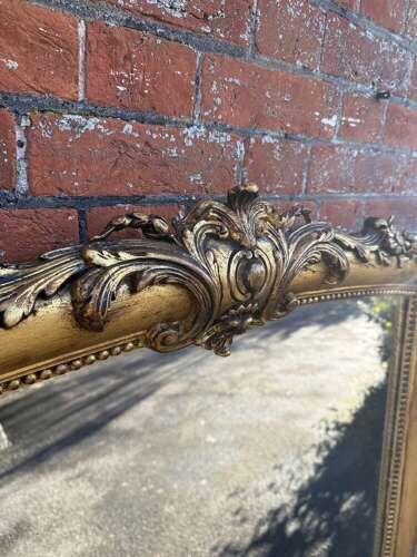 A Superb Large Antique English 19th C Gilt Overmantle Mirror photo buy
