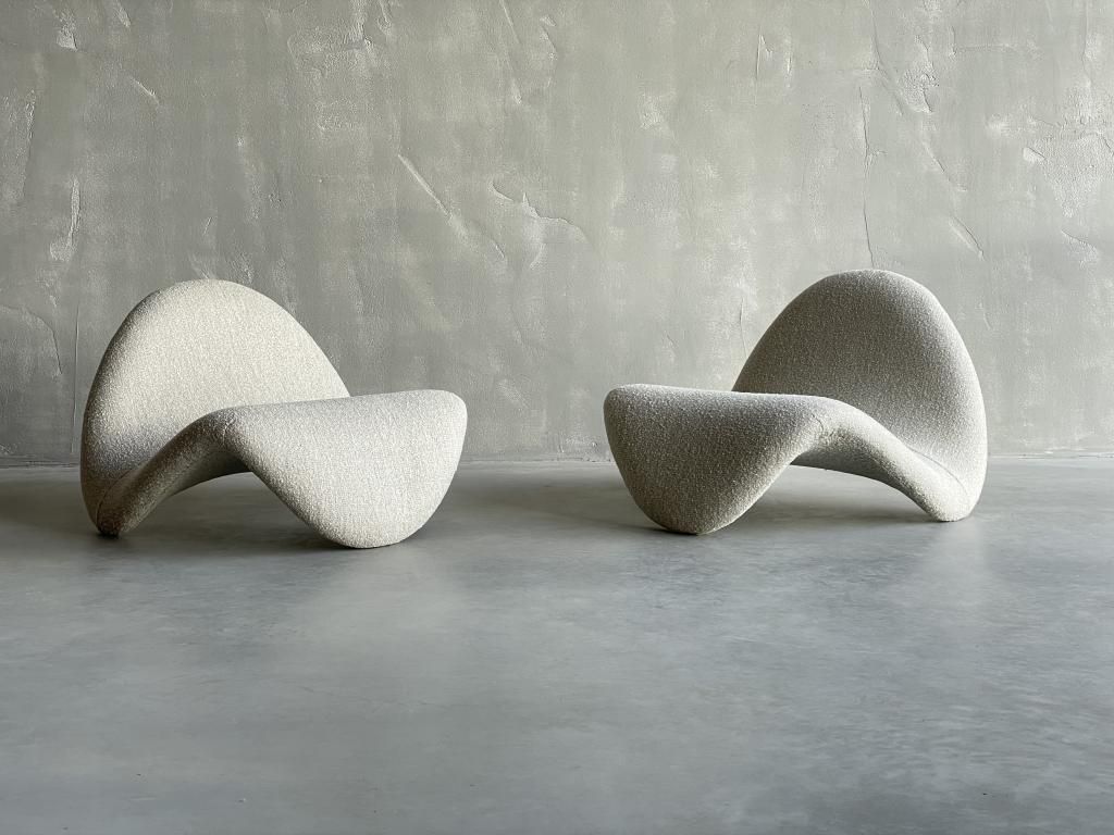 A Pair Of 1960s ‘Tongue’ Lounge Chairs