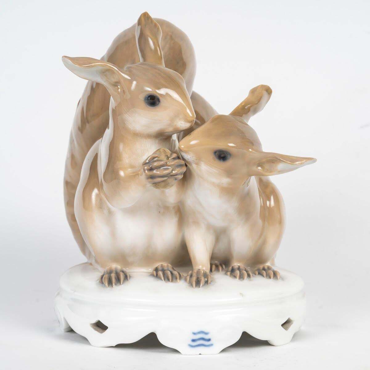 Copenhagen Porcelain Sculpture, 19th Century, Napoleon III Period. photo furniture