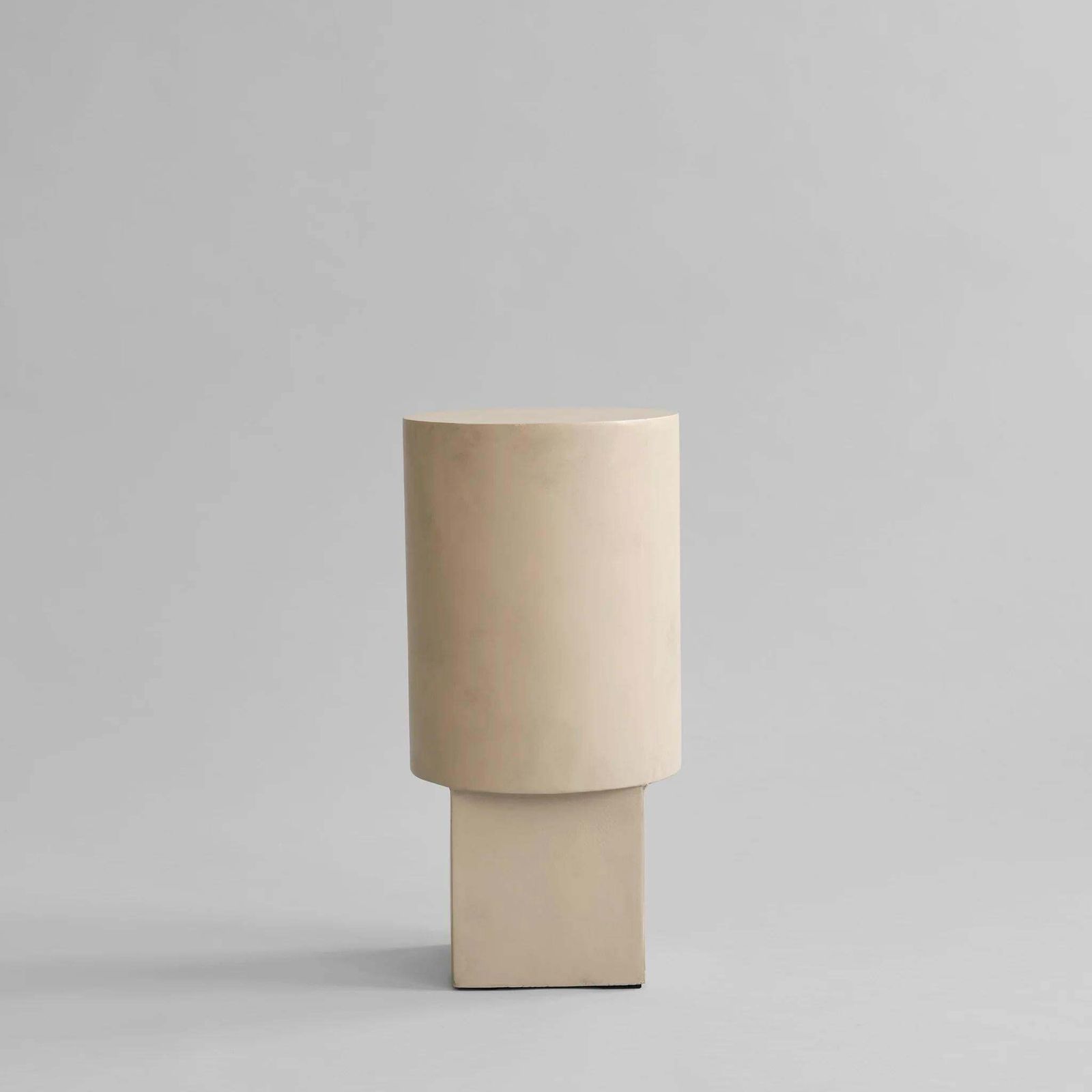 Colonne, Column Table In Fibre And Concrete, Contemporary Work. photo furniture