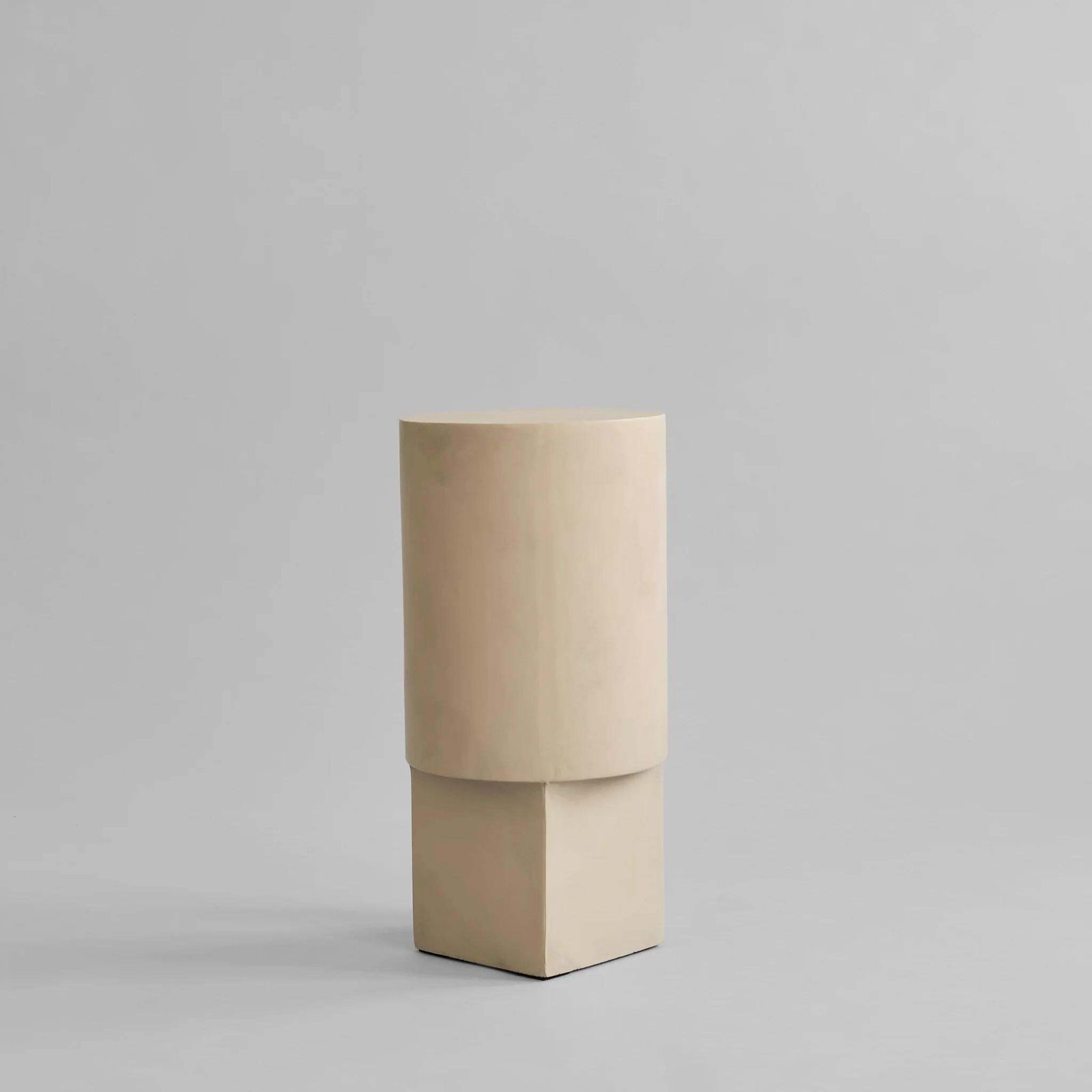 Colonne, Column Table In Fibre And Concrete, Contemporary Work. photo for sale