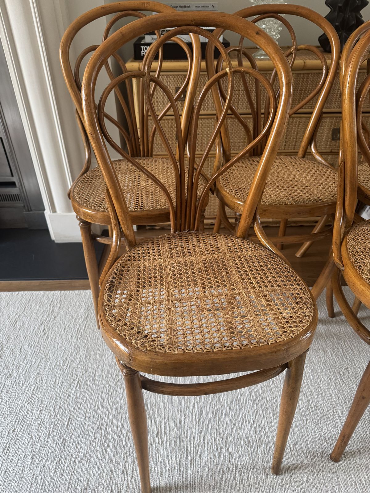Lotus N25 Dining Chairs By Michael Thonet For Gebrüder Thonet Vienna Gmbh, 1894, Set Of 6 photo for sale