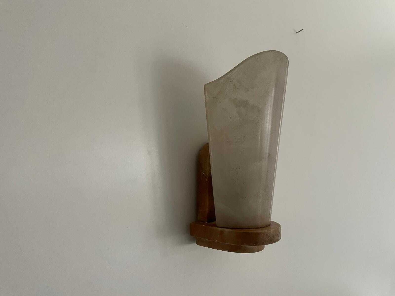French Natural Marble Single Sconce, 1960s, France photo 1356.0