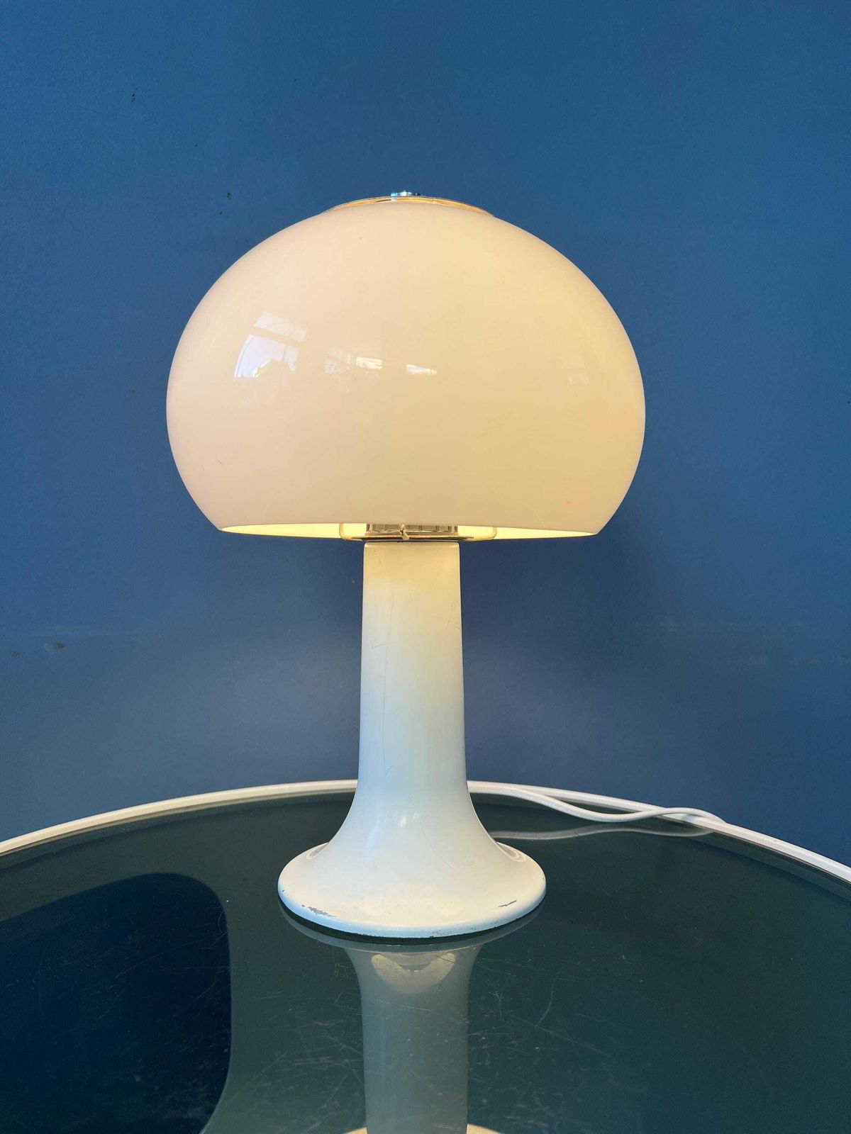 Mid Century Herda Space Age Mushroom Tafellamp photo for sale