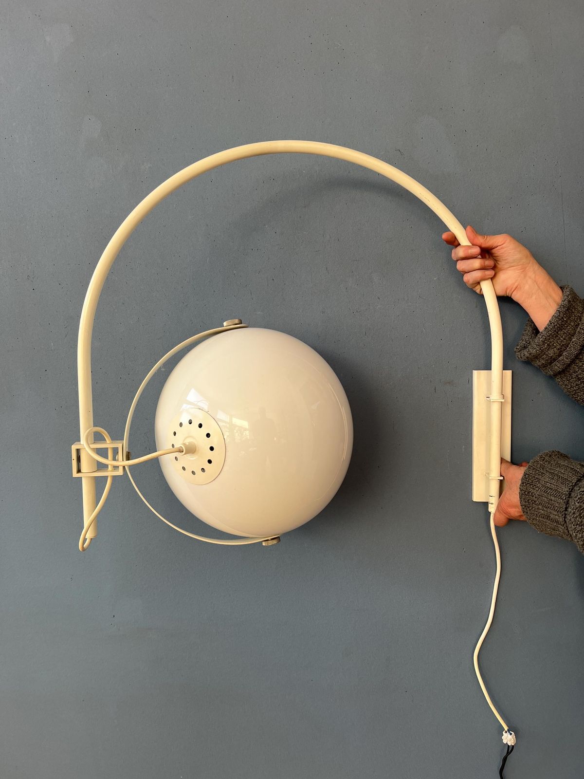 Vintage Dijkstra Space Age Mushroom Arc Wandlamp photo buy