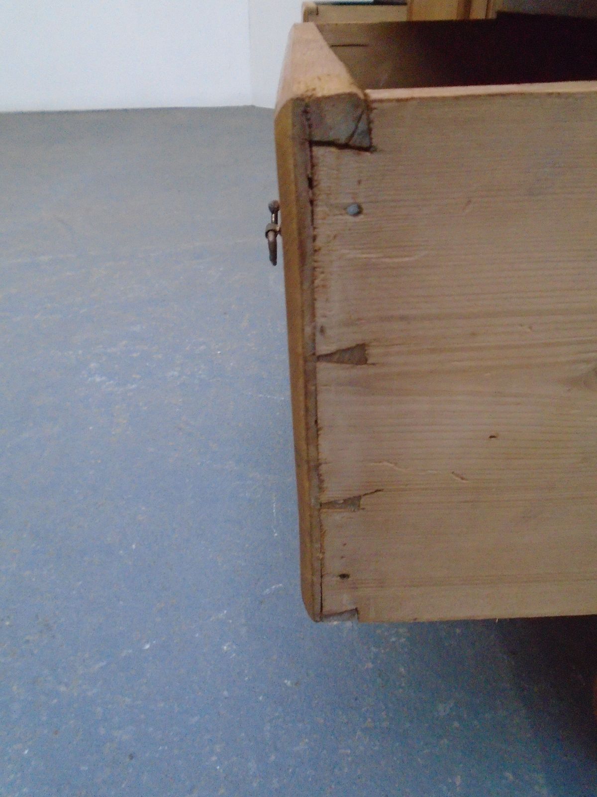 Furniture A Superb 6 Drawer Victorian Pine Waxed Dresser Base / Tv Stand photo