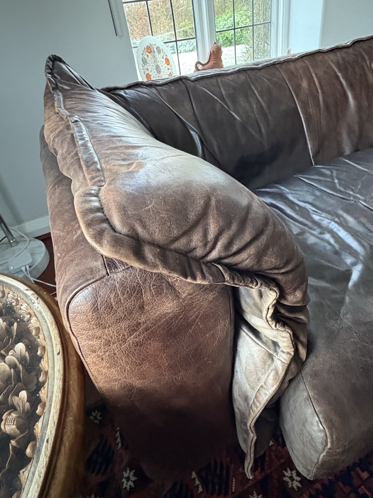 Heal’s Vintage  Leather Armchair Circa 80s photo furniture