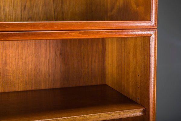 photo for sale Large Vintage Bookcase In Teak By Heinrich Riestenpatt, 1960s