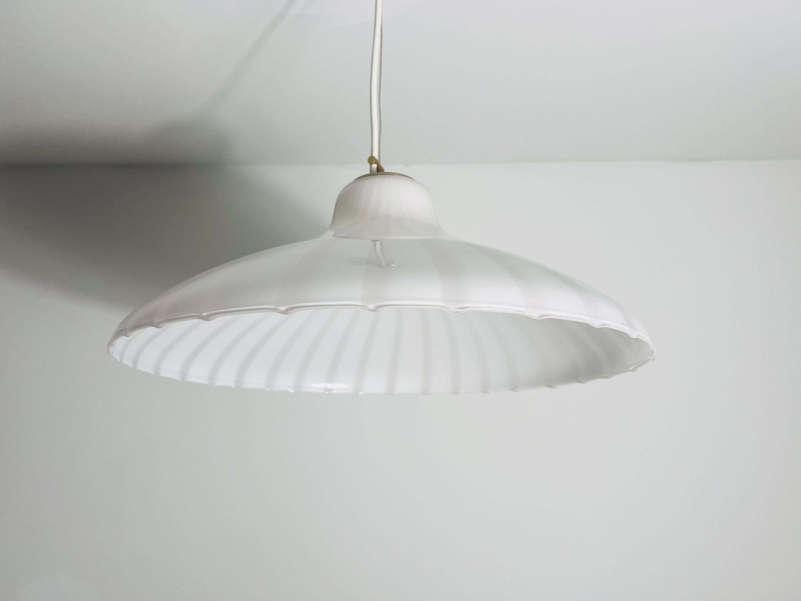 Mid Century Murano Glass Ceiling Lamp By Venini, Italy, 1960s photo furniture
