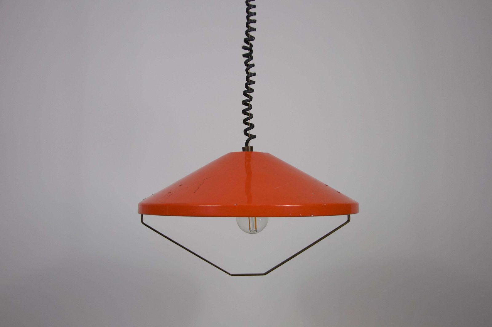 Mid Century Metal Ceiling Lamp By Stilnovo, Italy, 1960s photo buy