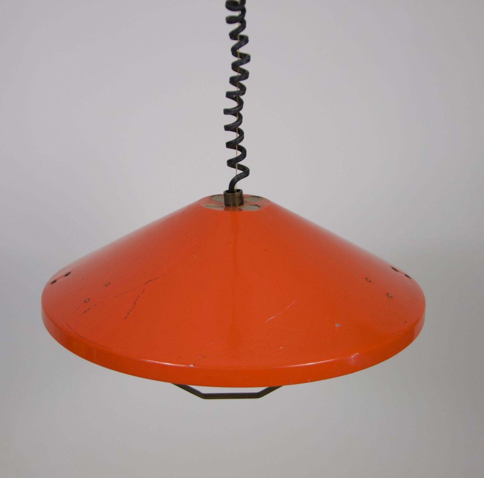 Mid Century Metal Ceiling Lamp By Stilnovo, Italy, 1960s photo vintage
