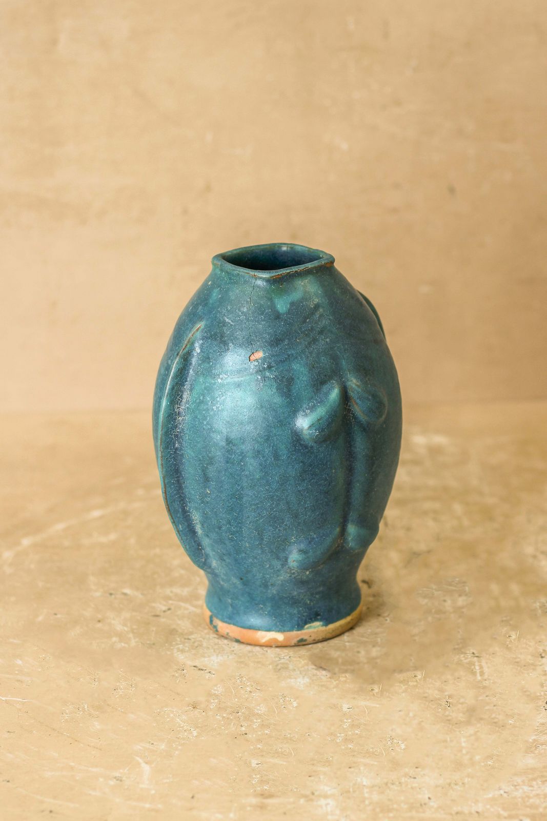Vintage Blue Twin Fish Vase   No 4 photo buy