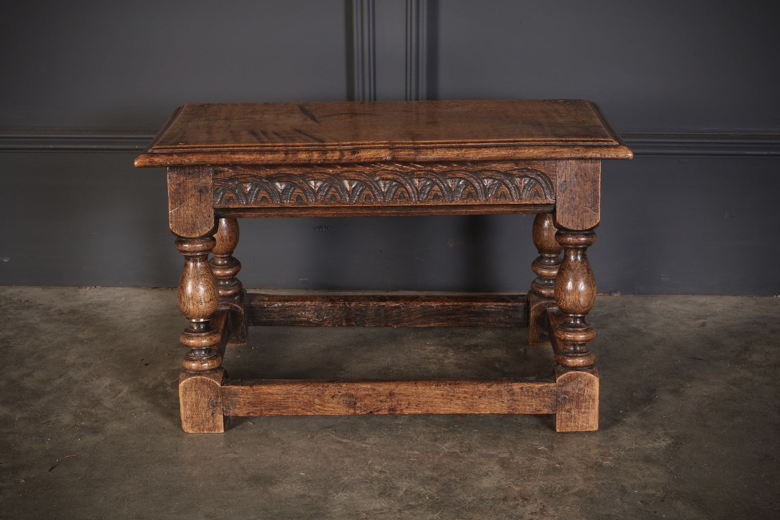 19th Century Oak Joint Stool photo furniture