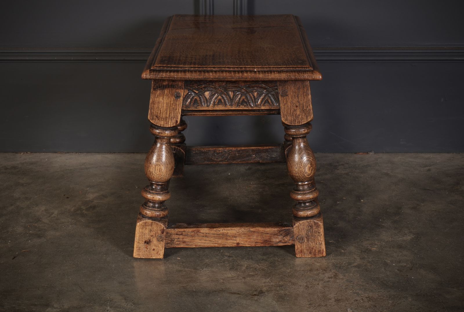 19th Century Oak Joint Stool photo Furniture
