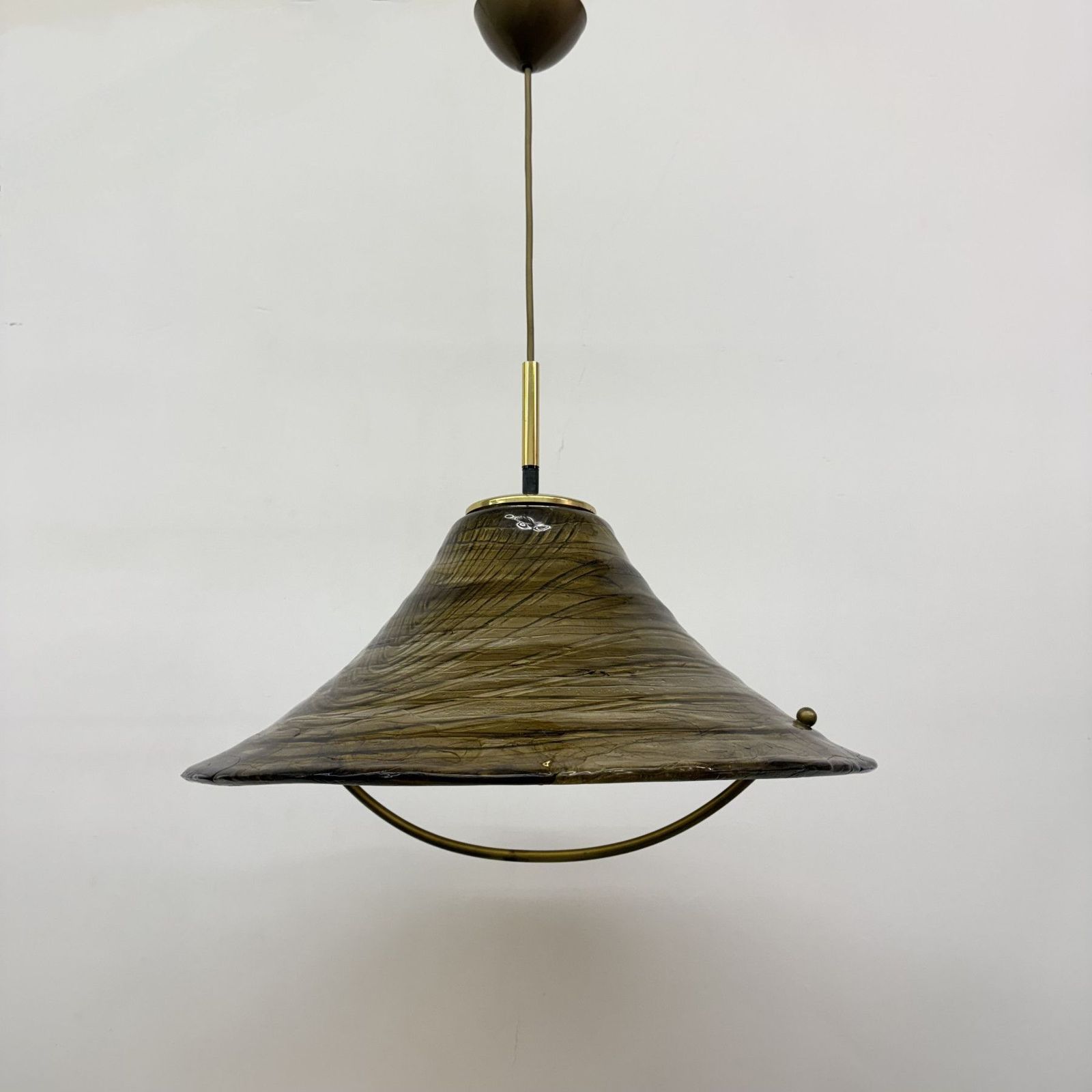 Mid Century Design Lucite Hanglamp, Jaren 1970 photo vinterior