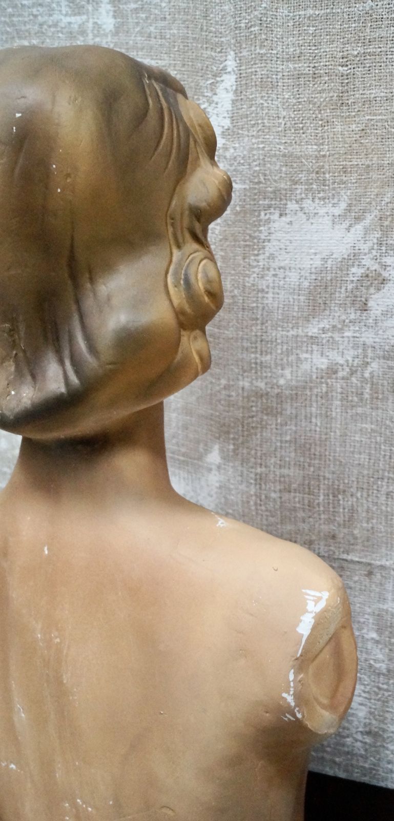 Vintage Mannequin Lubé Paris Bust photo vintage