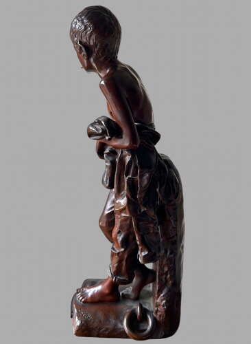 Joaquim Angles 19th Century French Bronze Entitled ' Un Philosophe' photo Art