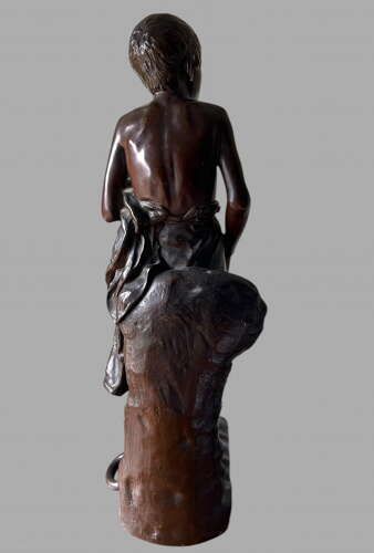 Joaquim Angles 19th Century French Bronze Entitled ' Un Philosophe' photo 1150.0