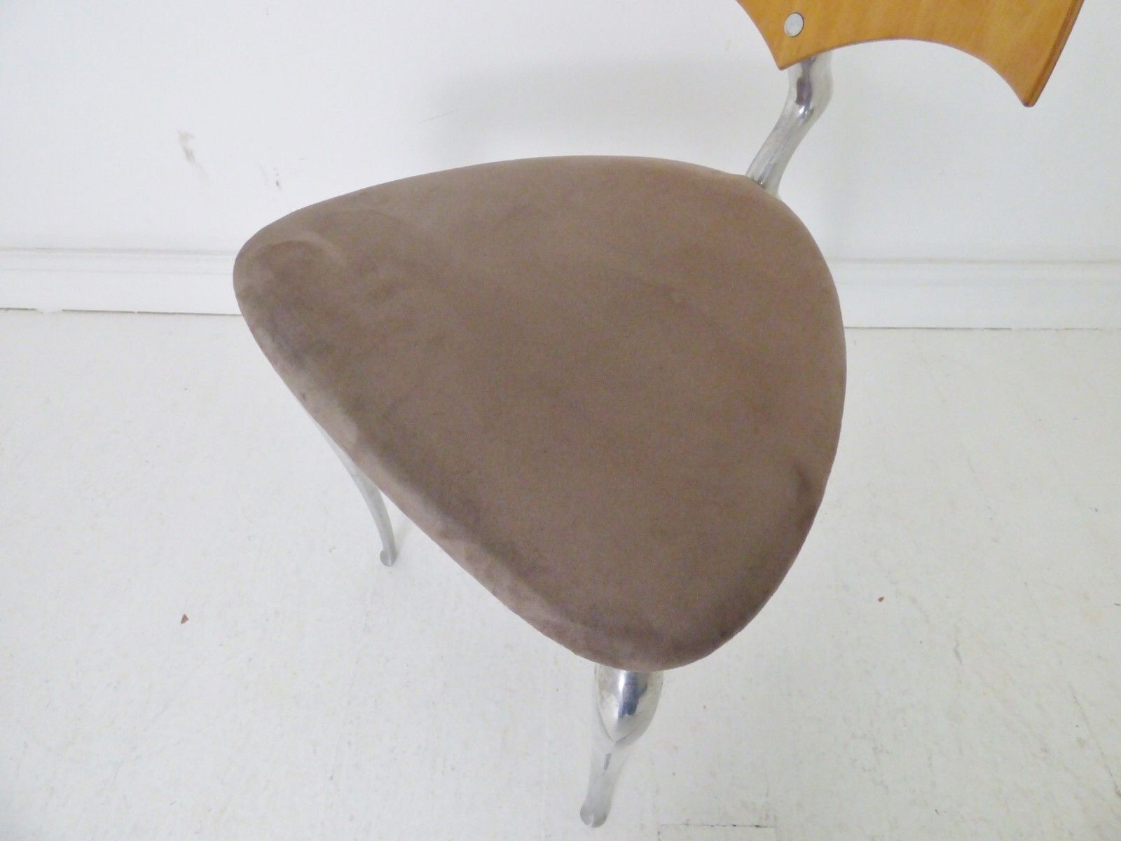 Stunning Pair Of Vintage Italian Postmodern Chairs 1980's photo vinterior