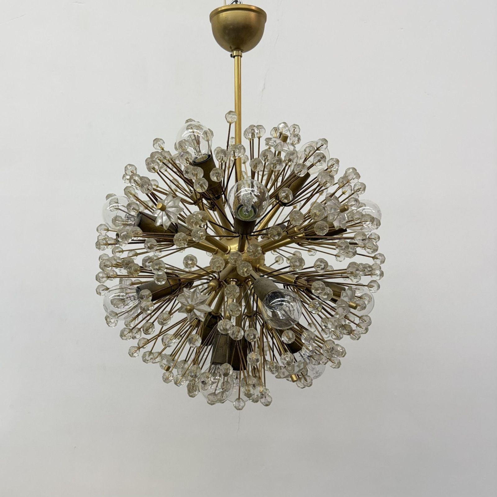 photo buy Starburst Brass Chandelier By Emil Stejnar , Austria 1960s