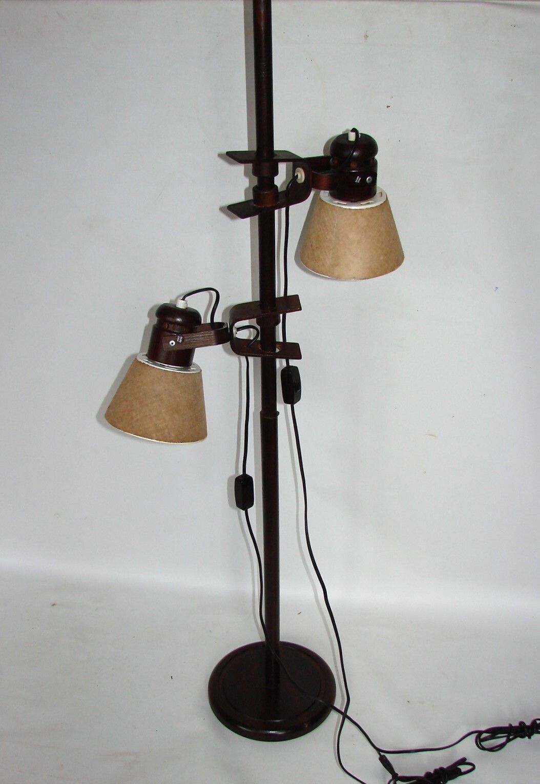 Swedish Floor Lamp, Gb Solbackens Svarveri, 1970s photo for sale