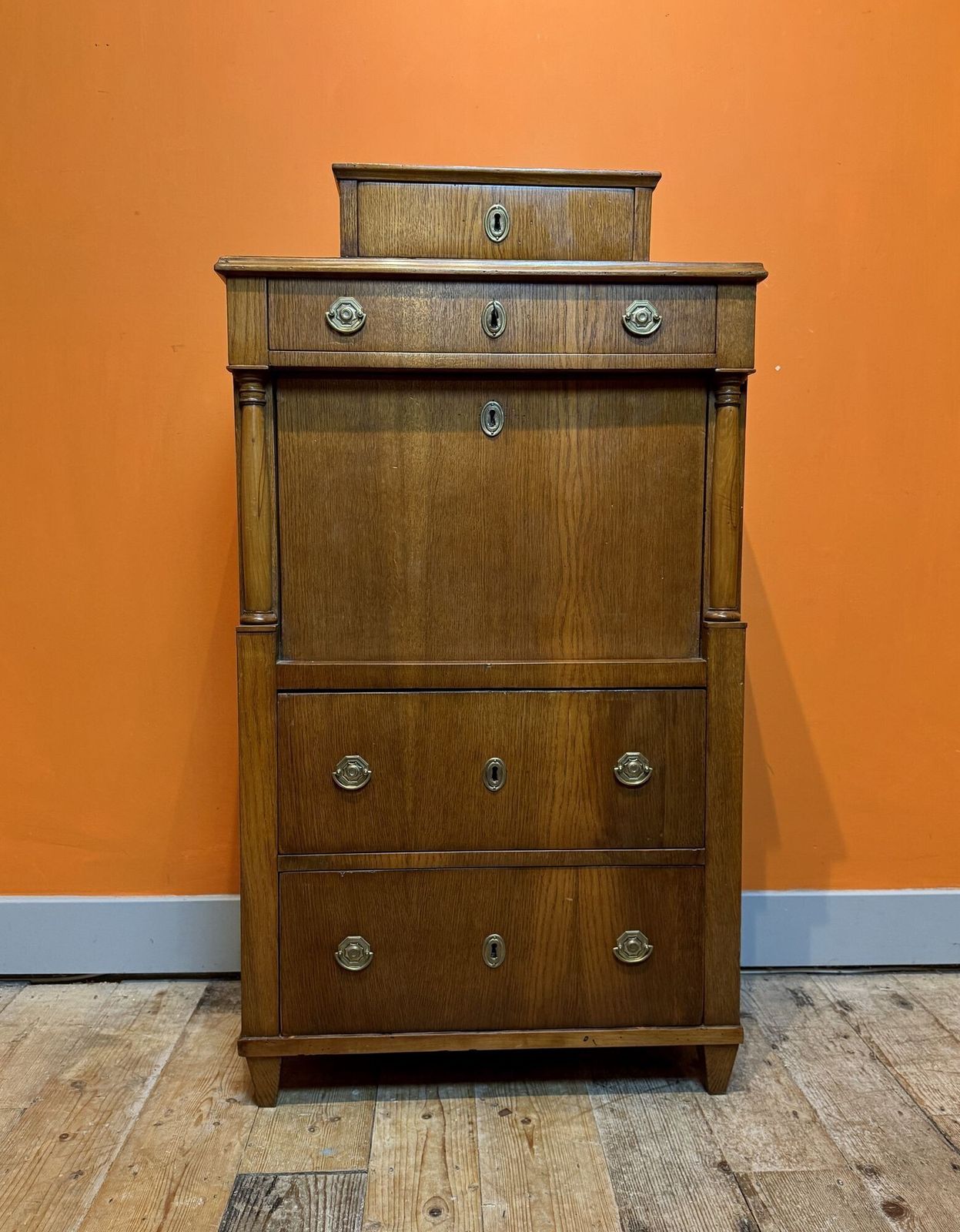 French 19th Century Child's Secretaire A Abattant Desk photo furniture