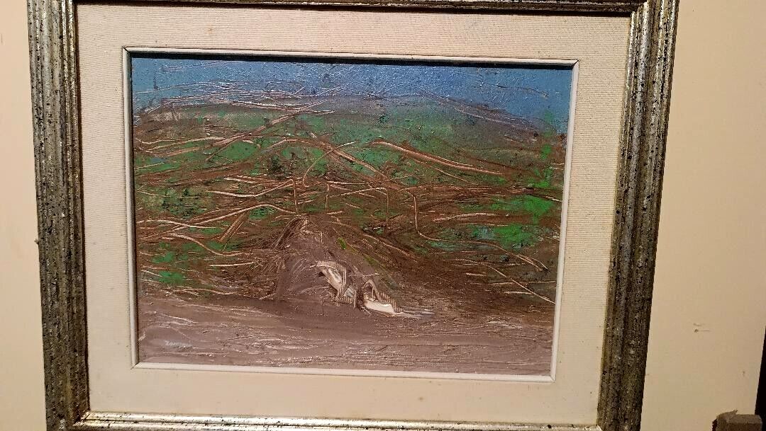 Informal Abstract Painting Giancarlo Zamponi (Pistoia 1939) photo for sale