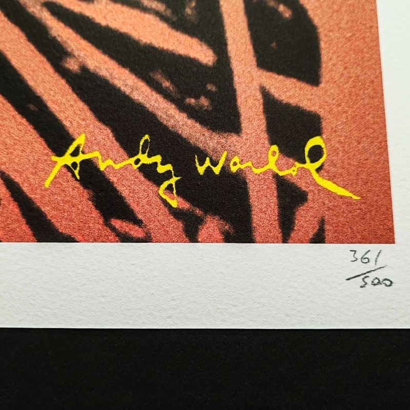 1980s Andy Warhol "Butterfly" Limited Edition Lithograph By Cmoa. photo Art