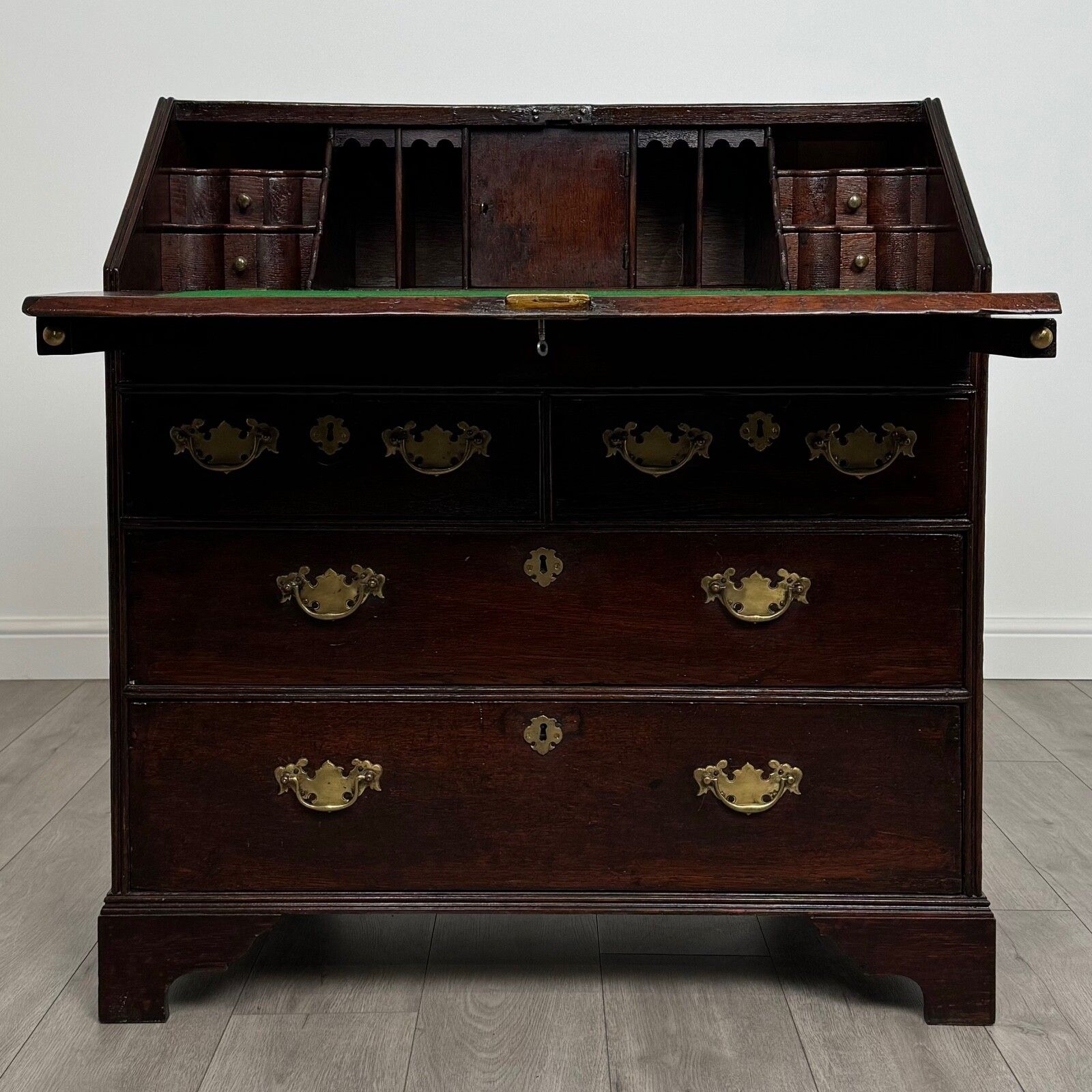 Antique 17th Century Bureau Of Finest Quality In Oak photo furniture