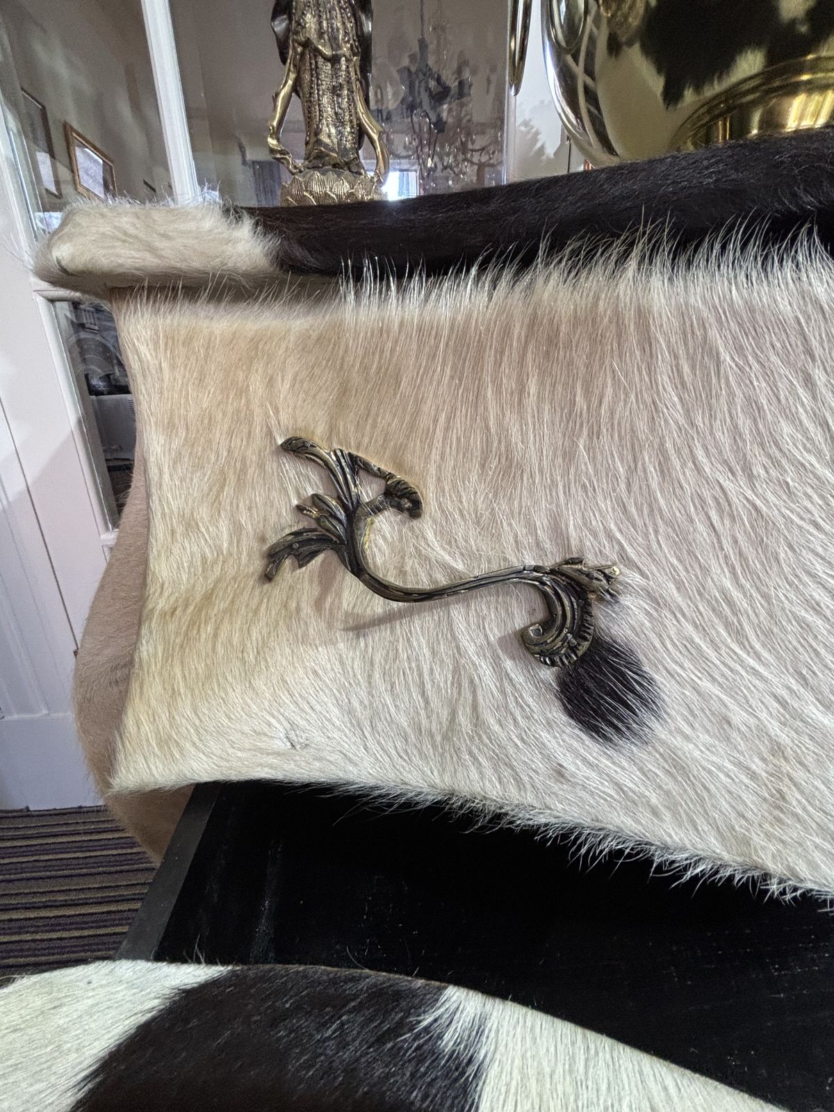 Unusual Cowhide French Drawers photo buy