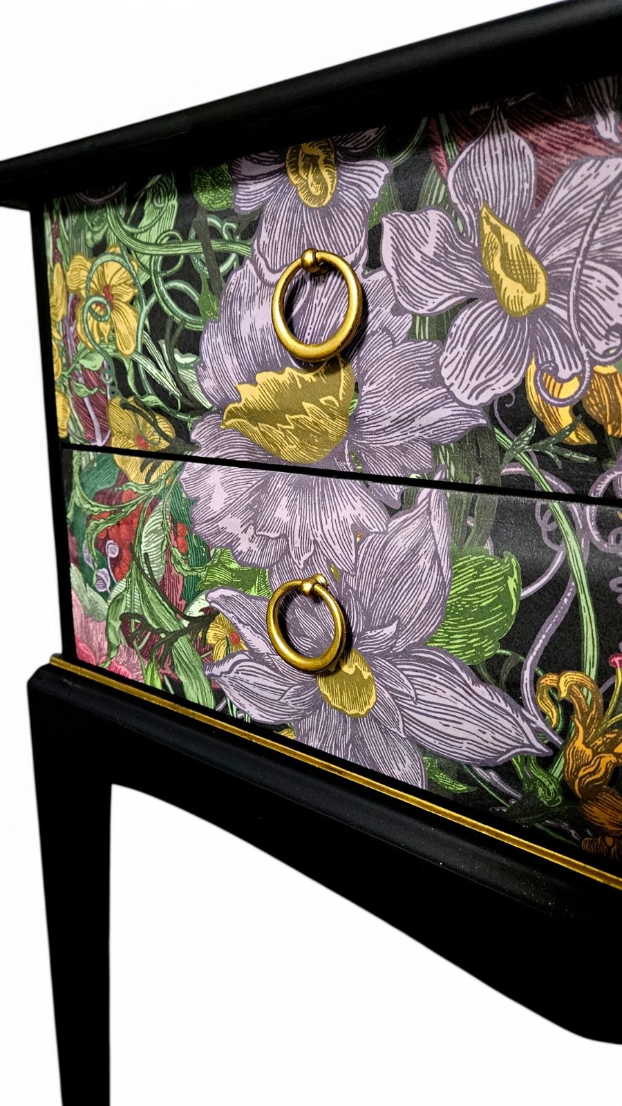photo for sale Luxury Vintage Sideboard/ Chest Of Drawers With Timorous Beasties Berkley Blooms